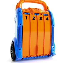 Hot Wheels - Maletín Guardacoches/Lanzador 2 en 1