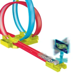 Hot Wheels - Neon Speeders Pista de Acrobacias