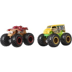 Hot Wheels - Pack 2 Vehículos Doble Demolición Monster Trucks (varios modelos)