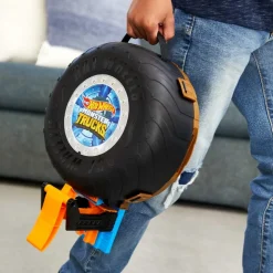 Hot Wheels - Playset neumáticos para acrobacias Monster Trucks