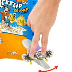 Hot Wheels - Skatepark miniatura con fingerboard exclusivo ㅤ