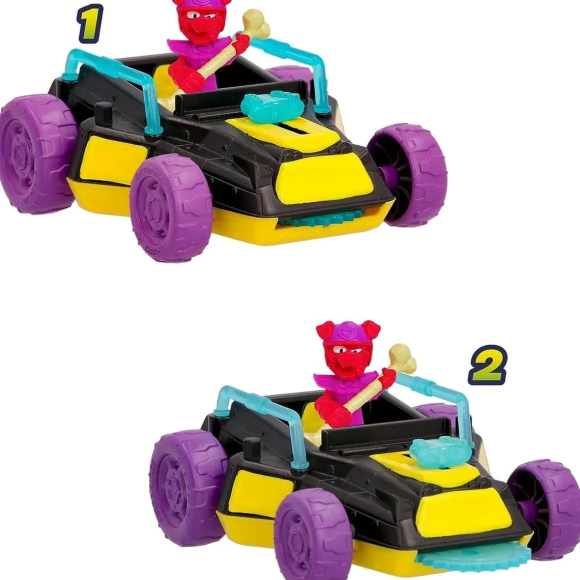 IMC Toys - Vehiculo con funciones y figura incluida Dark Blade ㅤ