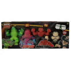 Invincible Heroes - Pack 4 monstruos Stretchy (varios modelos)