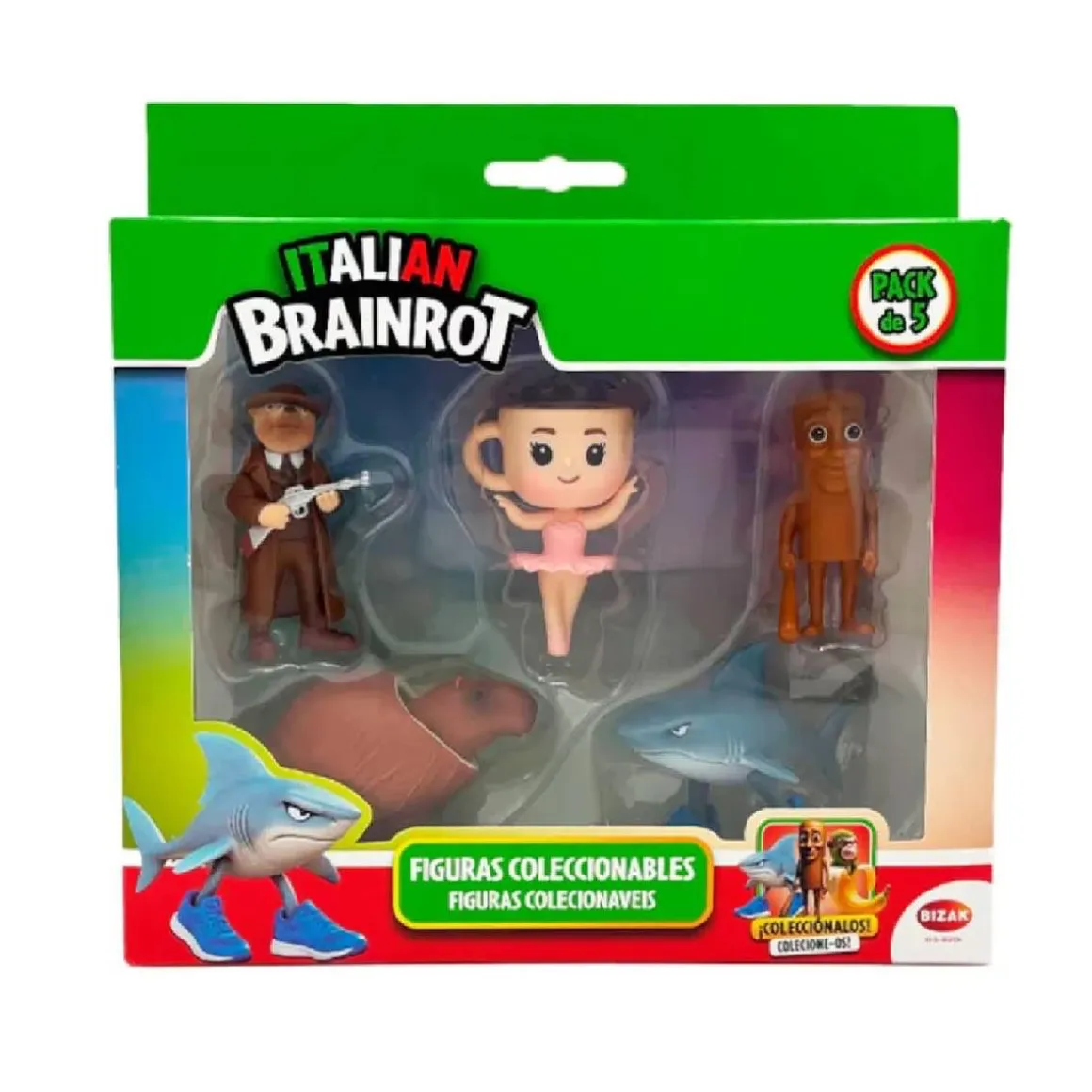 Italian Brainrot - Pack 5 figuras 5cm