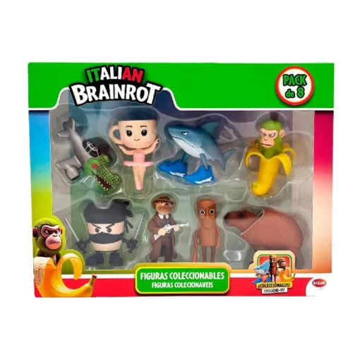 Italian Brainrot - Pack de 8 Figuras - Juguetes