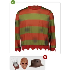 Jersey de Freddy Krueger XXL Pesadilla en Elm Street