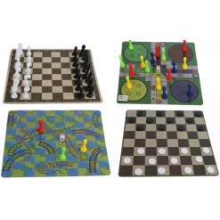 Juego de Ajedrez 4 en 1