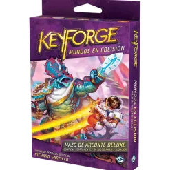 KeyForge - Mundos en Colisión Mazo de Arconte Deluxe - Juego de Cartas