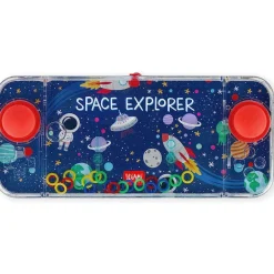 Legami - Mini juego de agua portátil con anillos y tema espacial ㅤ