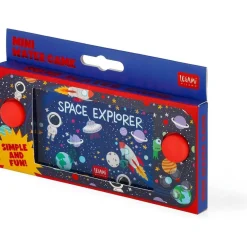 Legami - Mini juego de agua portátil con anillos y tema espacial ㅤ