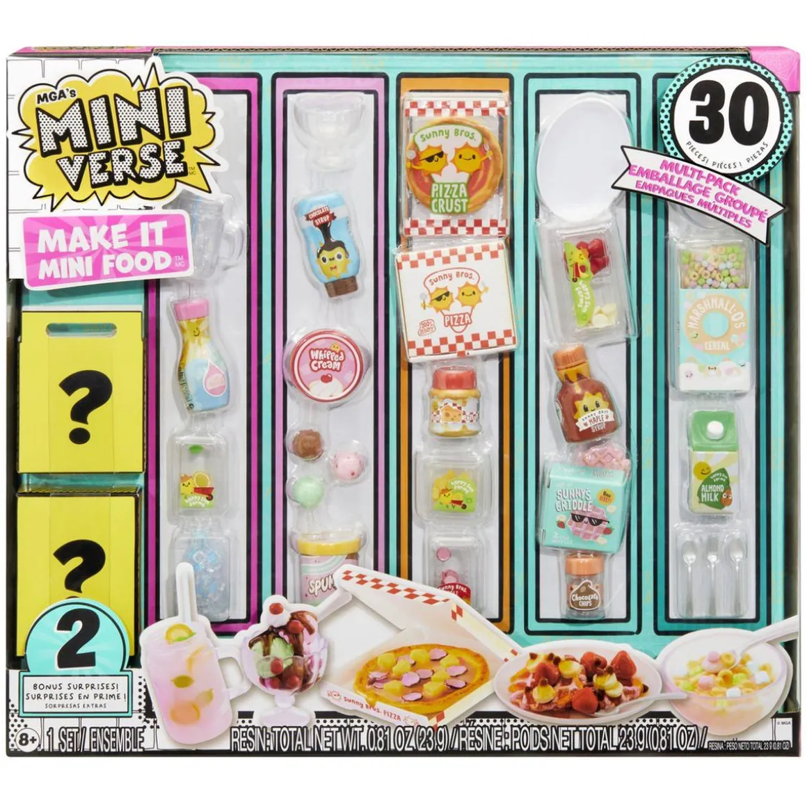 Little Tikes - Miniverse Mini Food Multi Pack (Varios modelos) ㅤ