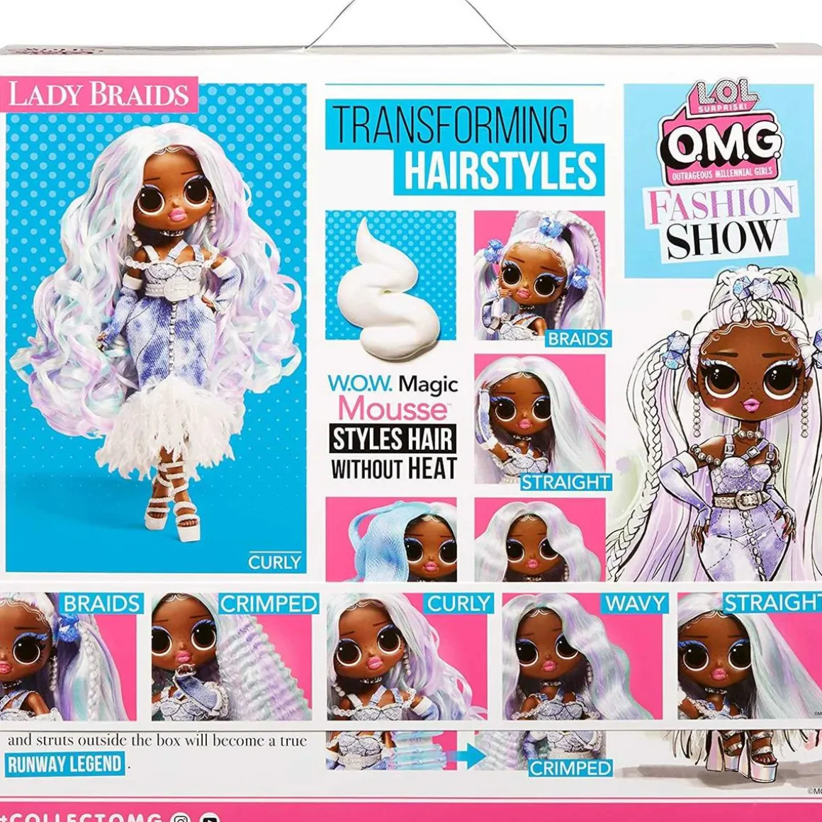 Lol Surprise - OMG Fashion Show Style Edition Lady Braids