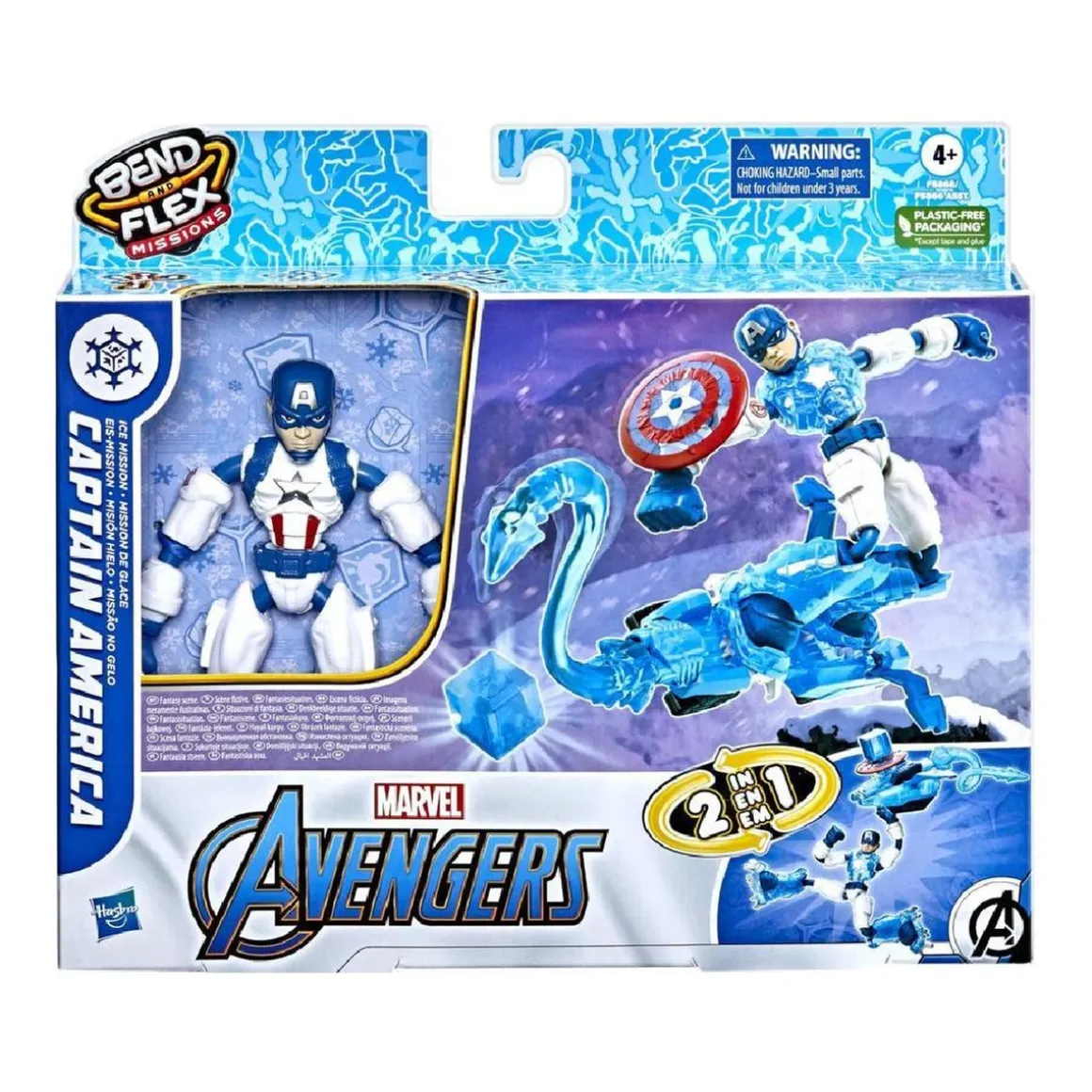 Los Vengadores - Capitan America - Figura Bend and Flex
