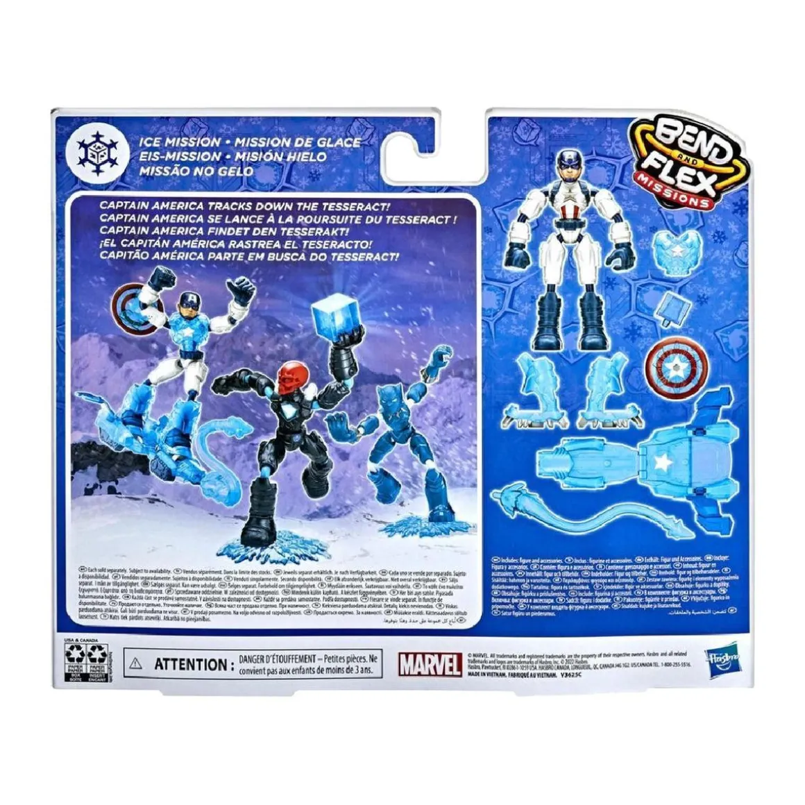 Los Vengadores - Capitan America - Figura Bend and Flex