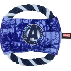 Los vengadores - Cuerda dental disco para perro con sonidos