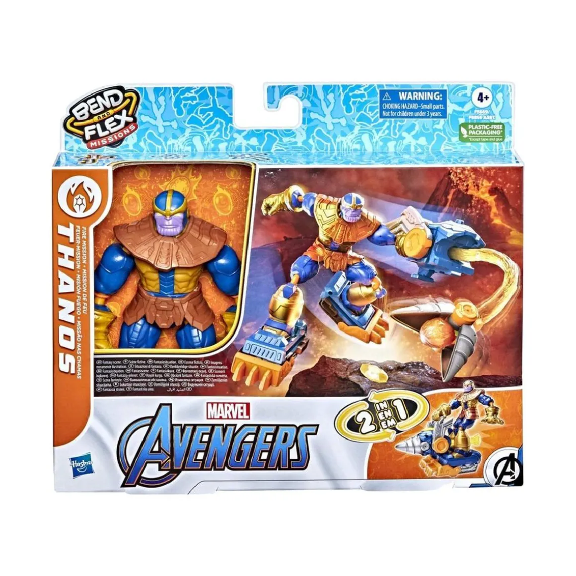 Los Vengadores - Thanos - Figura Bend and Flex