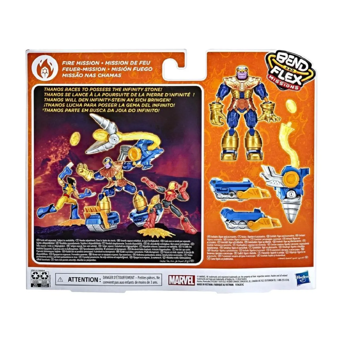 Los Vengadores - Thanos - Figura Bend and Flex