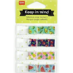 Marcador de página adhesivo con tema de frutas ㅤ