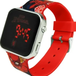 Marvel - Spider-man - Reloj LED Spiderman multicolor ㅤ