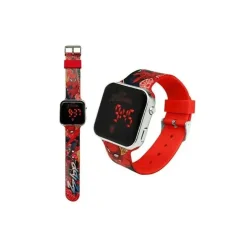 Marvel - Spider-man - Reloj LED Spiderman multicolor ㅤ