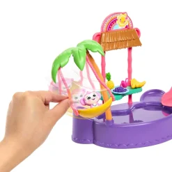 Mattel - Enchantimals - Piscina infantil con tobogán y figuras ㅤ