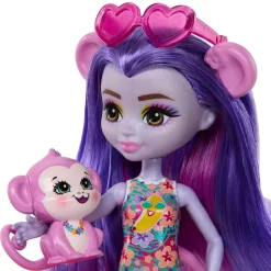 Mattel - Enchantimals - Piscina infantil con tobogán y figuras ㅤ