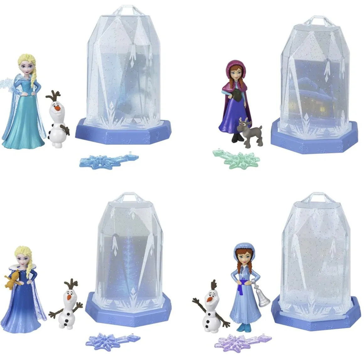 Mattel - Frozen - Mini muñeca sorpresa Ice Reveal (Varios modelos) ㅤ