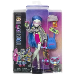 Mattel - Monster High - Muñeca Ghoulia con mascota y accesorios ㅤ