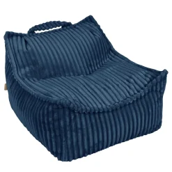 MeowBaby - Churros Sako Bag – Puf infantil en azul