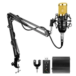 Micrófono condensador profesional BMKLACK 800