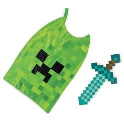Minecraft - Juguete infantil set de espada y capa