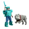 Minecraft - Pack 2 figuras Steve y Wolf