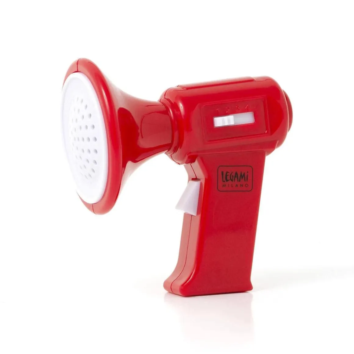 Minimegáfono cambiador de voz en color rojo ㅤ