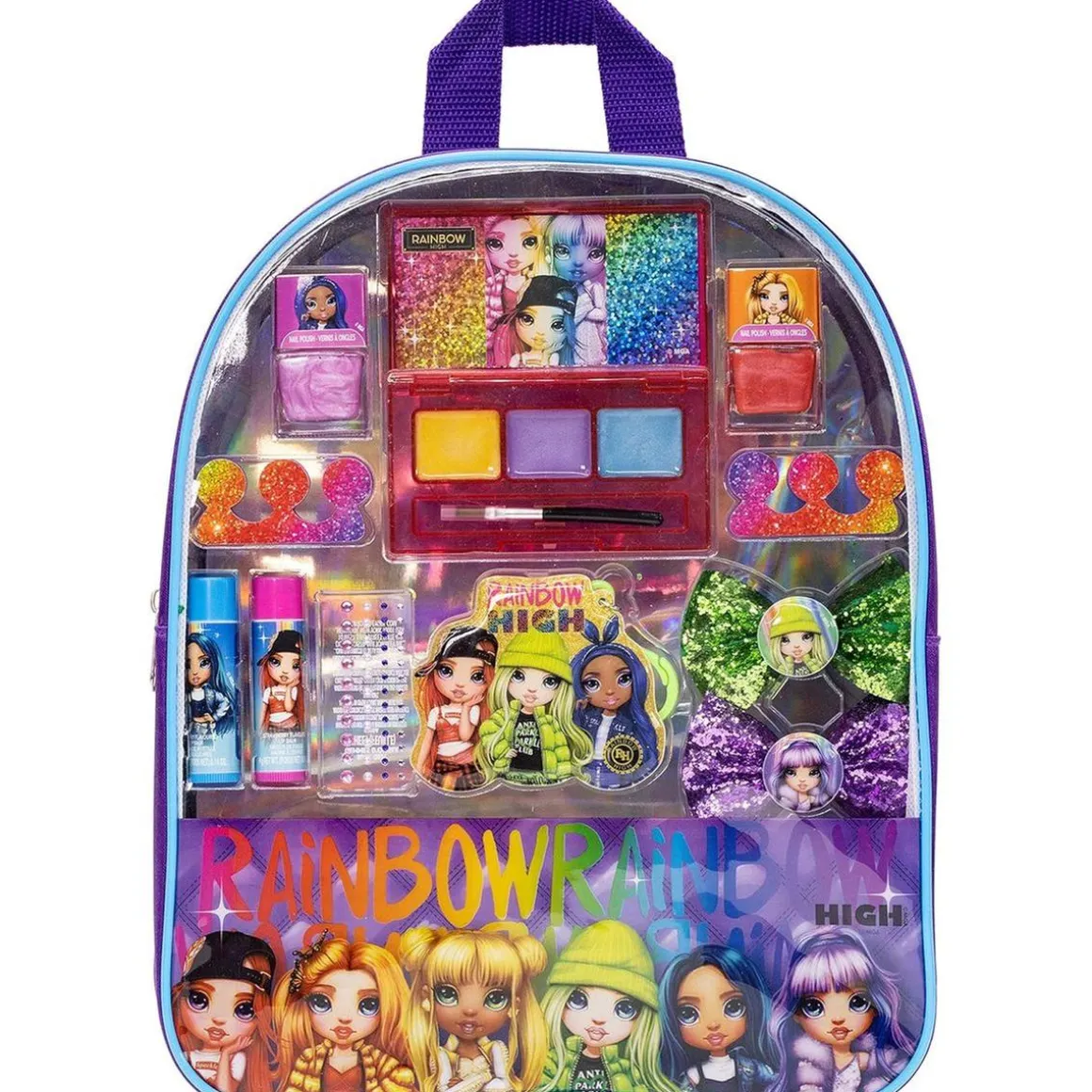 Mochila Rainbow High con maquillaje