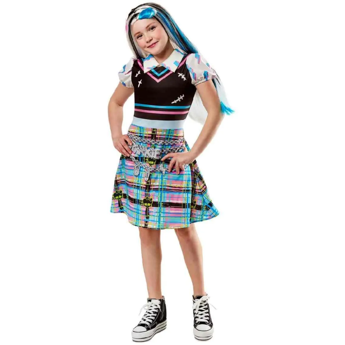 Monster High - Disfraz infantil Frankie Stein talla L