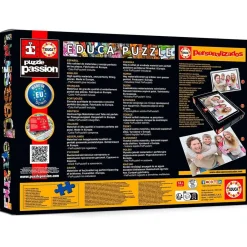 Monster High - Puzzle de 1000 piezas Monster High para adultos, 68 x 48 cm y cola Fix incluida ㅤ