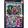 Monster High - Set de 2 puzzles infantiles de 100 piezas con imágenes de Monster High