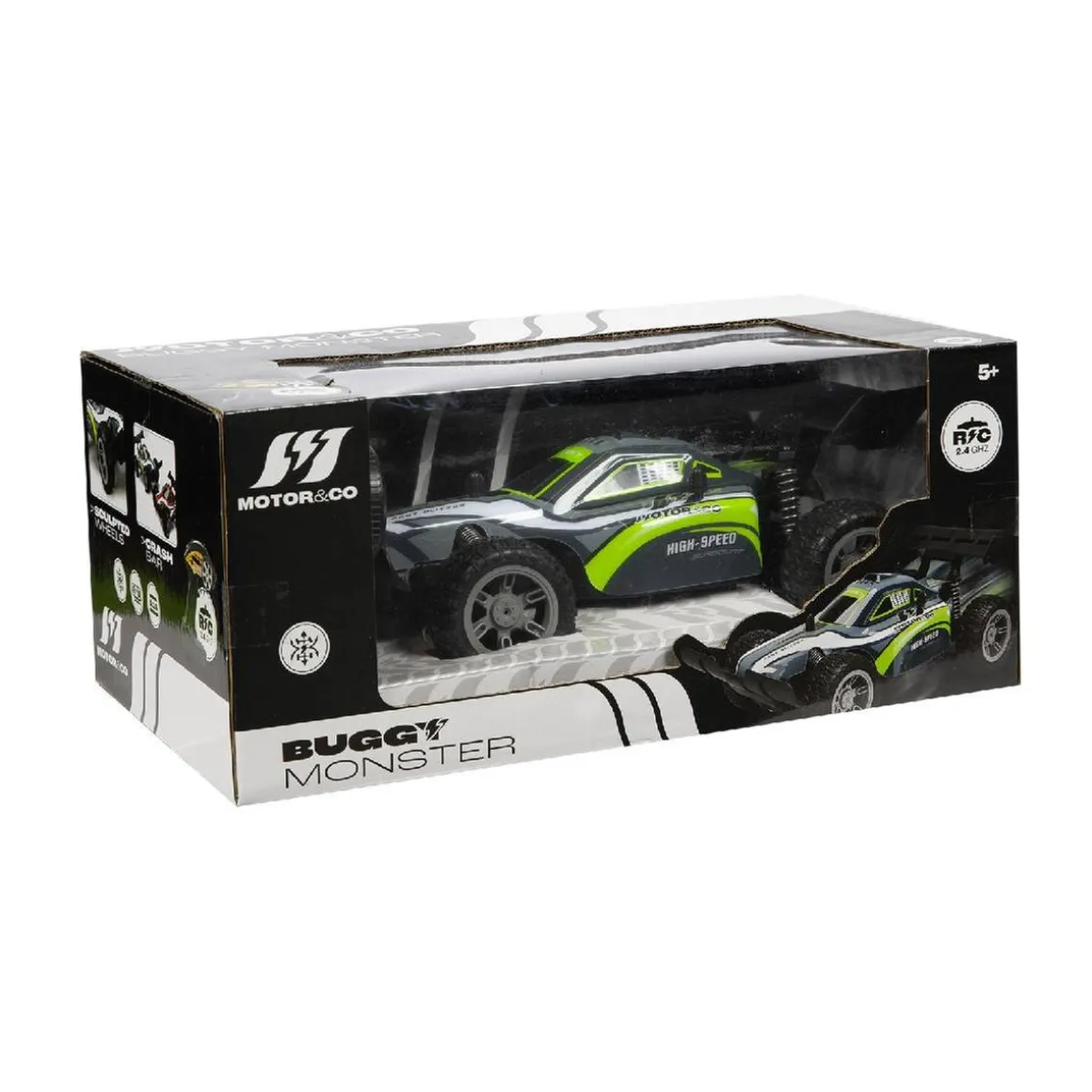 Motor & Co - Buggy R/C Monster (varios colores)