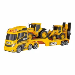 Motor & Co - Camión de transporte con 2 vehículos de construcción