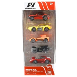 Motor & Co - Conjunto de 5 coches de metal (Varios modelos)