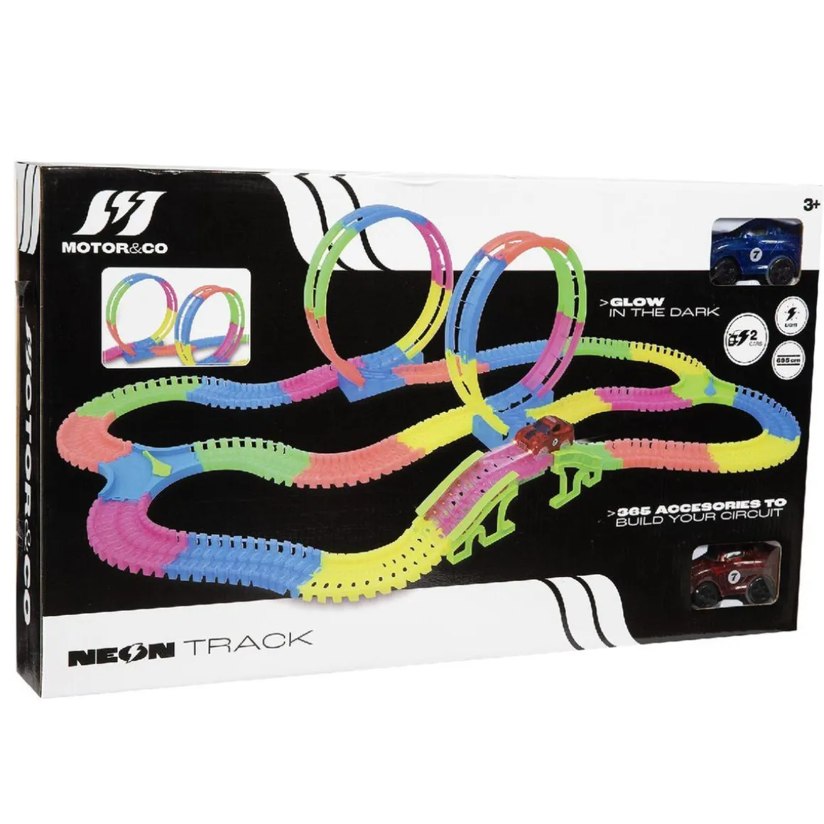 Motor & Co - Pista luminosa 366 piezas