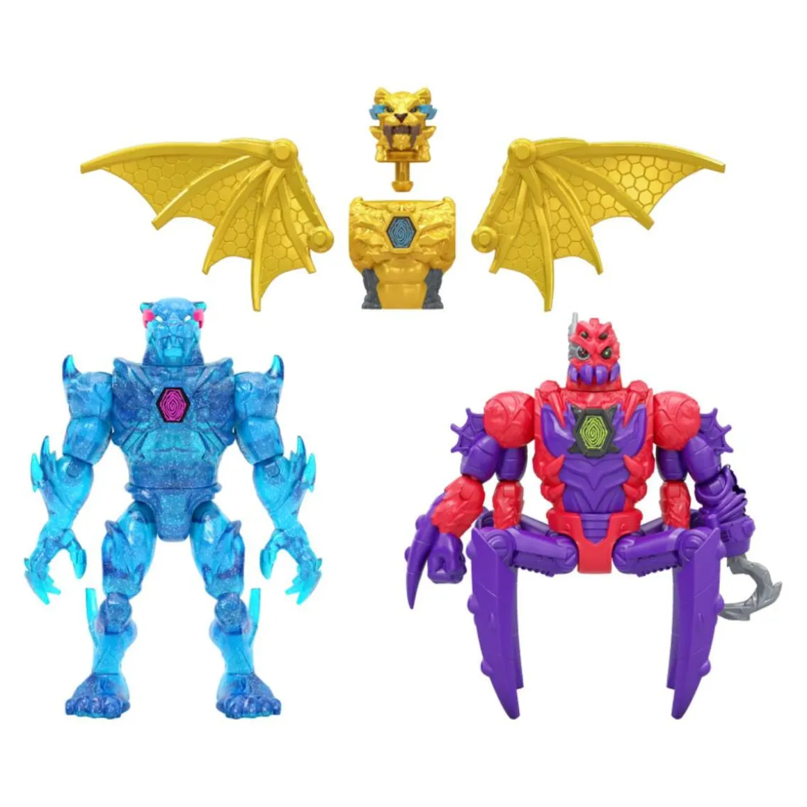 Mr. Beast Lab Hybrids - Pack 2 figuras híbridas (Varios modelos)