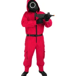 Máscara el Juego del Calamar círculo - Oficial Netflix