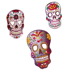 Máscara Sugar Skull Piel (varios modelos)