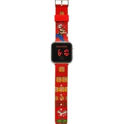 Nintendo - Super Mario - Super Mario Reloj LED digital estilo Bros ㅤ