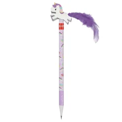 OOPS! - Lápiz con goma unicornio decorado ㅤ