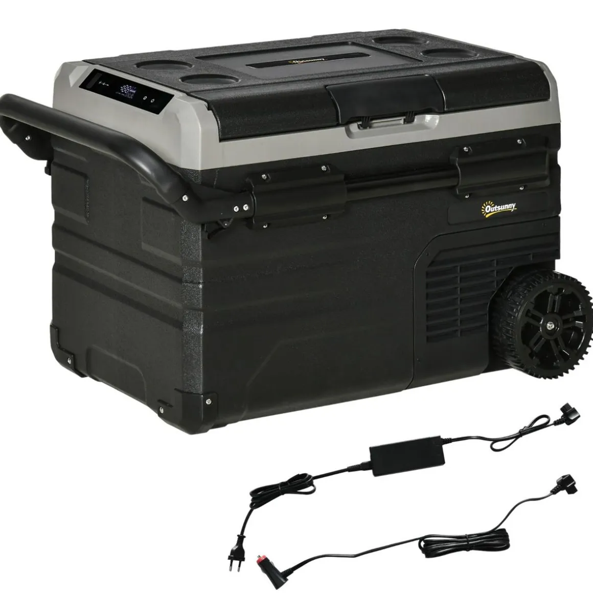 Outsunny - Nevera congelador portatil 40L Negro