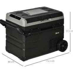 Outsunny - Nevera congelador portatil 60L Negro