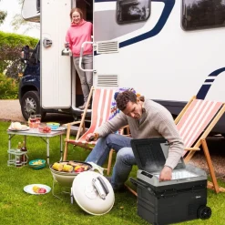 Outsunny - Nevera congelador portatil 60L Negro