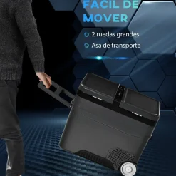 Outsunny - Nevera congelador 45L Negro